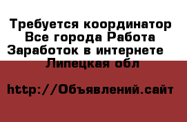 Требуется координатор - Все города Работа » Заработок в интернете   . Липецкая обл.